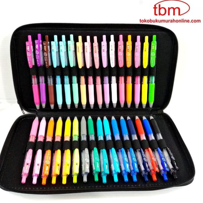 

Ready oke] BOLPEN ZEBRA SARASA CLIP SET 47PCS