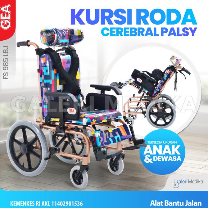 Kursi Roda Cerebral Palsy GEA FS 985 LBJ Anak Berkebutuhan Khusus CP