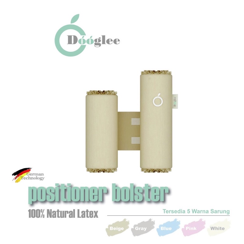 Castle - Dooglee Positioner Bolster / Guling Anak Natural Latex