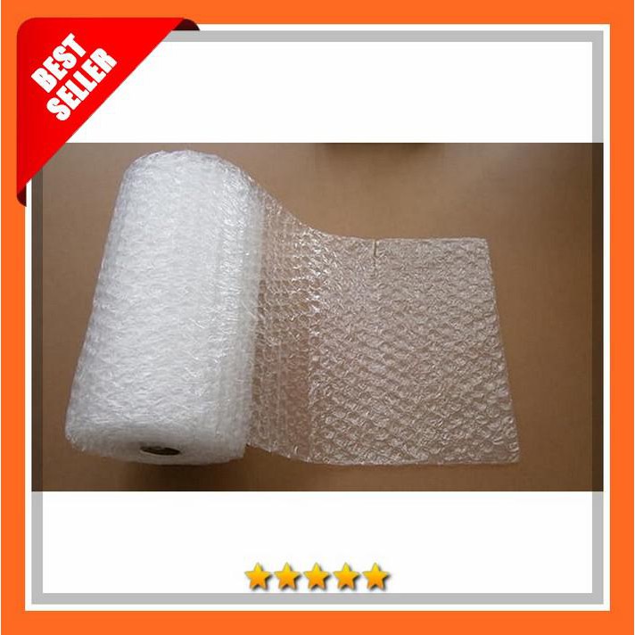 

EKSKLUSIF!!! PLASTIK BUBBLE UNTUK PACKING TAMBAHAN ( BUBBLE WRAP )