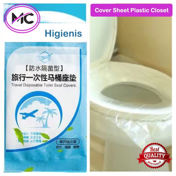 Alas Duduk Toilet Cover Plastik Travel Disposable Toilet Seat Covers Closet Portable Travel Tatakan Alas Kloset Murah Praktis