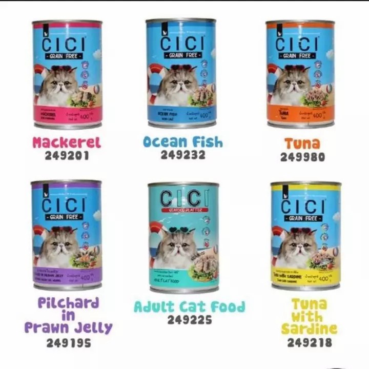 Cici Cat Food Kaleng 400gr All Varian - Makanan Basah Kucing