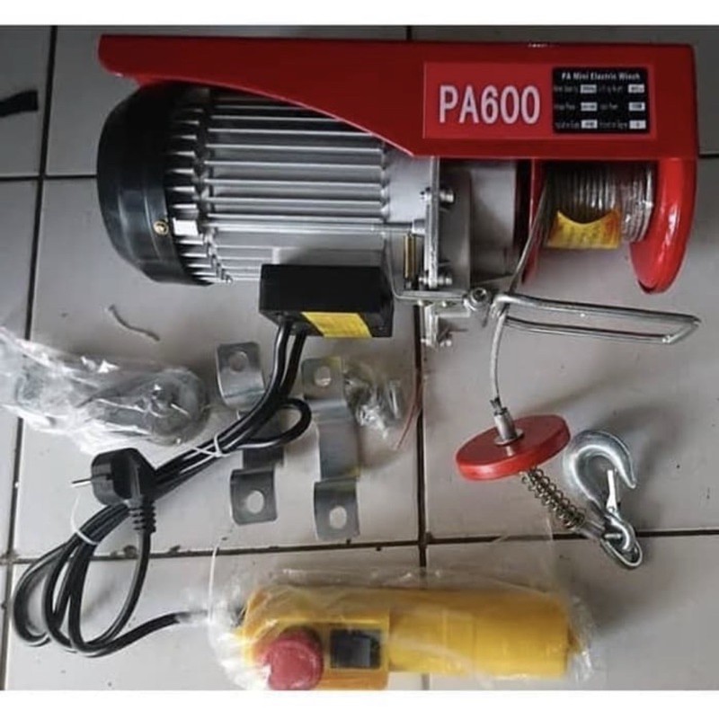 NAGASAKI 600 KG Electric Elektrik Chain Hoist Katrol Mini Hoist PA-600 NAGASAKI JAPAN ORIGINAL 100%