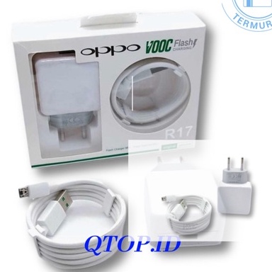 Charger R17 Oppo Vooc MICRO USB Flash Charging  F9/R9 3A GARANSI 1 Bulan