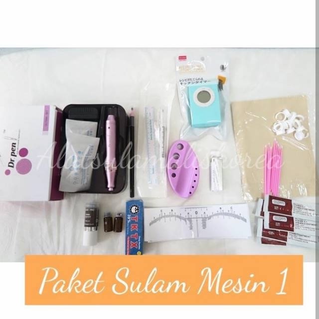 Paket Sulam Alis include alat Dr Pen 1 lengkap