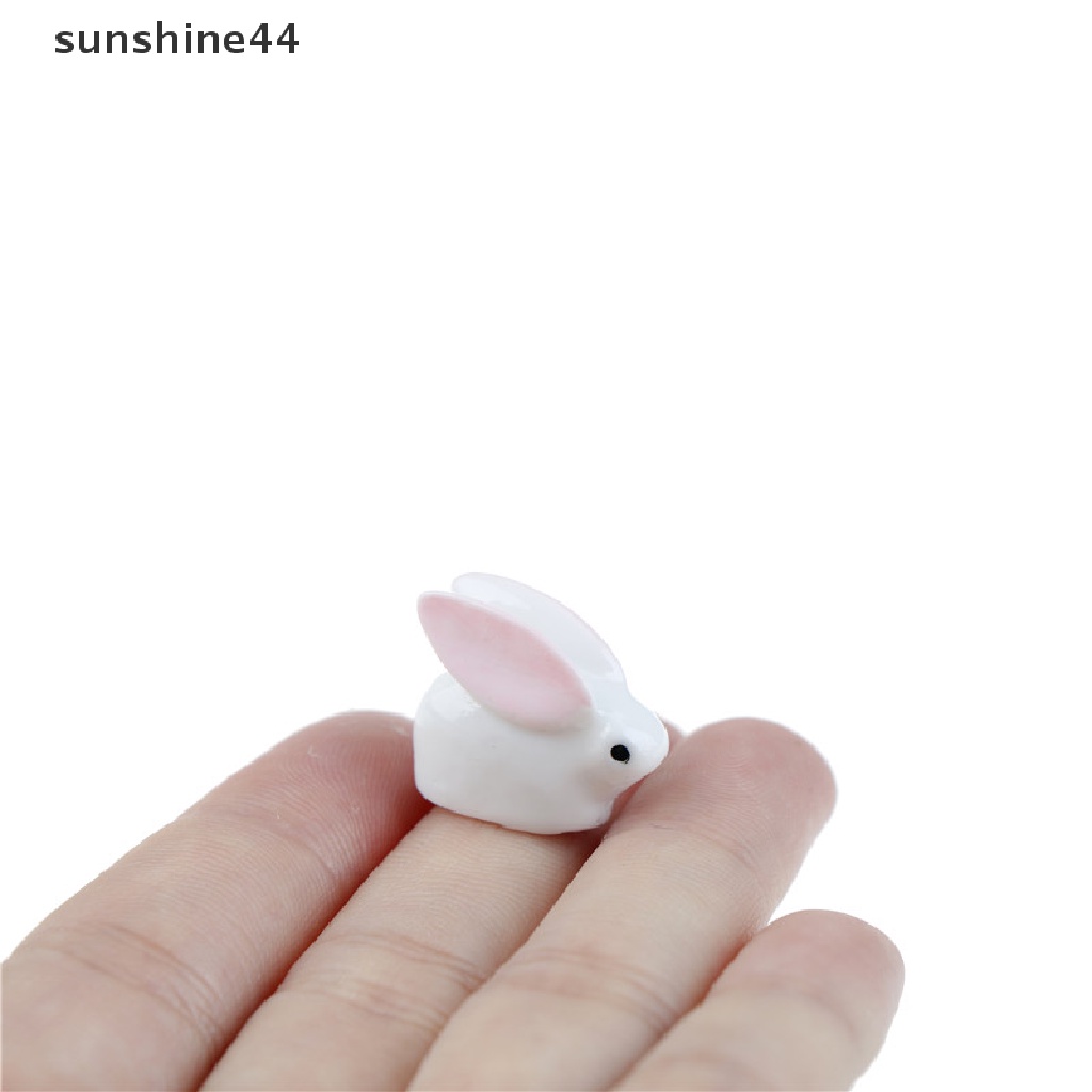 Sunshine 1pc Miniatur Kelinci Untuk Dekorasi Taman Mini / Lansekap Mikro