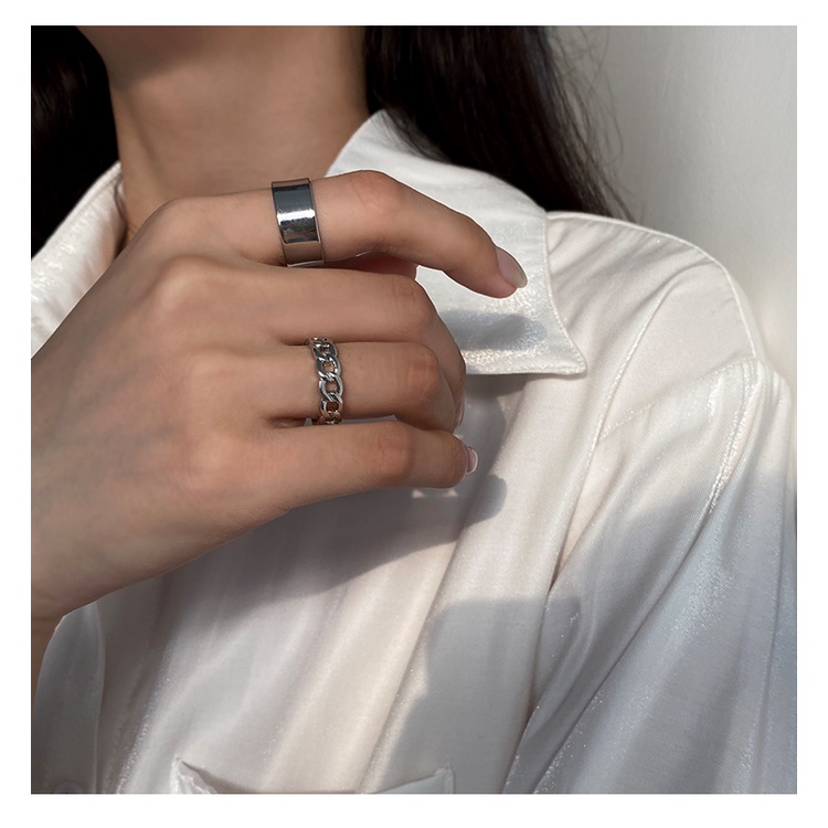 Three-piece Ring Accessories Trendy Fashion Personality Simple