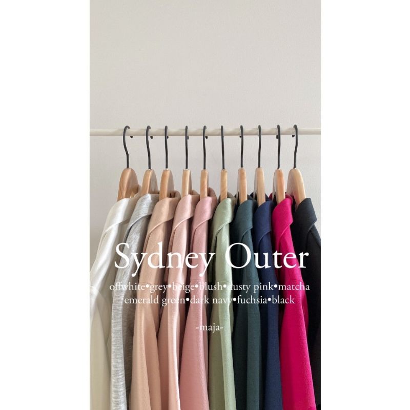 sydney outer, outer semiformal lengan panjang