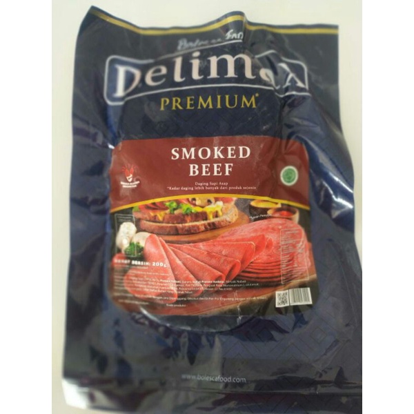 

DELIMAX PREMIUM SMOKED BEEF 200g ,SMOKED BEEF ,DAGING ASAP