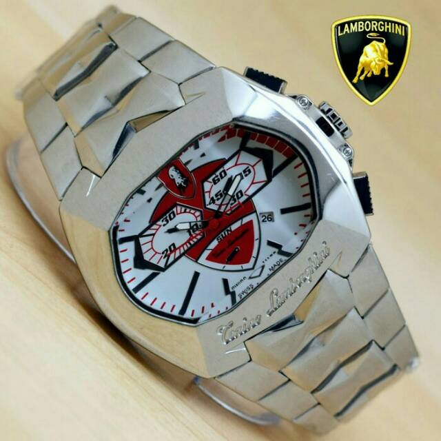 Jam Tangan Pria Lamborghini Rantai