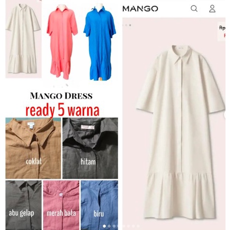 Mango dress | dress panjang | dress wanita | dress | mango | baju perempuan | dress perempuan | baju