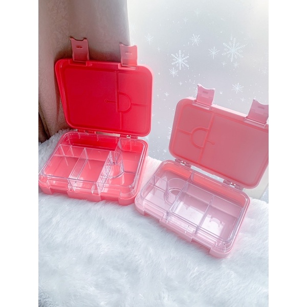 Premium Kids Bento Lunch Box Medium Size (seperti YumBox / Penny Scallan) / Kotak Makan Bento Sekat