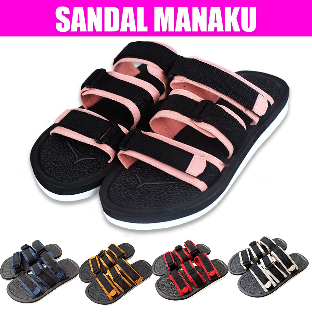 Sandal wanita MANAKU - sandal wanita wedges - sandal wanita terbaru