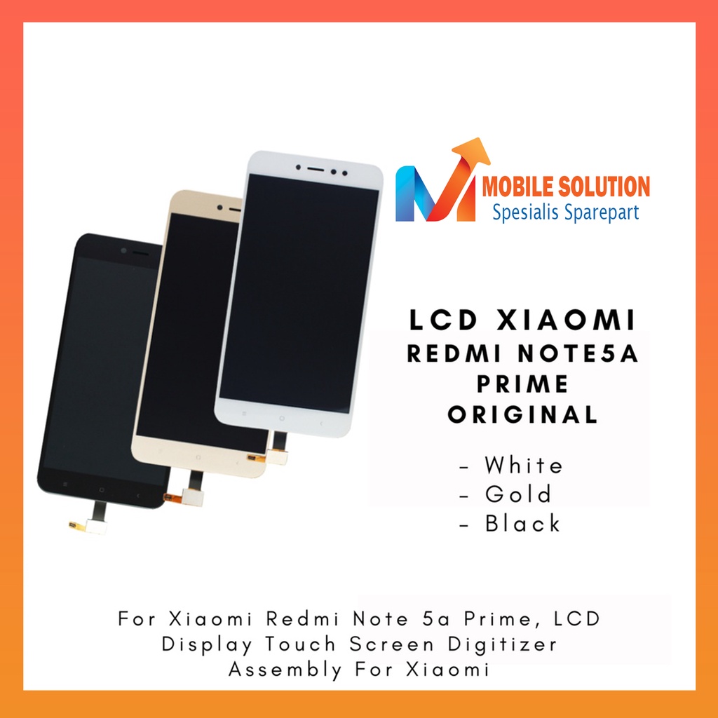 Grosir LCD Xiaomi Redmi Note 5A Prime Fullset Touchscreen ORIGINAL 100% Garansi 1 Bulan + Packing / Bubbel