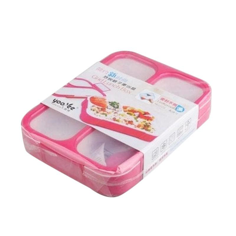 Kotak Makan Lunch Box 4 Sekat Yooyee 578 Kotak Bekal Makan Tempat Penyimpanan Makanan