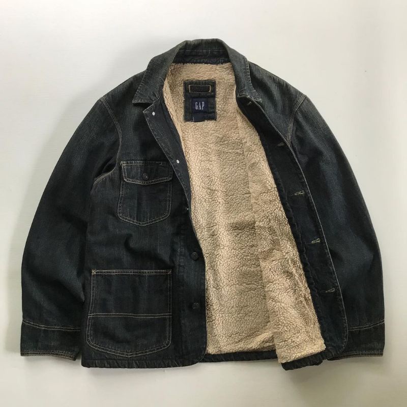 GAP DENIM CHORE SHERPA JACKET  *By GAP