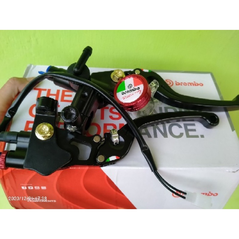 Promo master rem new rcs98 model rcb set handle kiri kanan full cnc tabung kaca universal