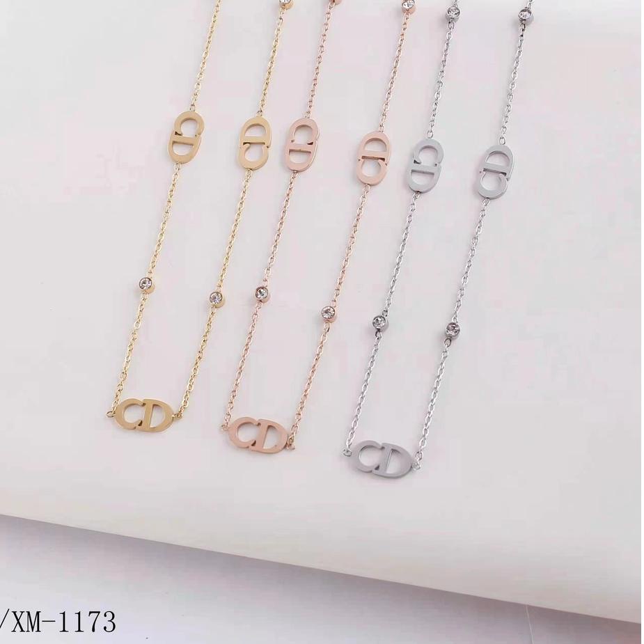Best Seller.. Kalung  CD Titanium Perhiasan Fashion 974,1173