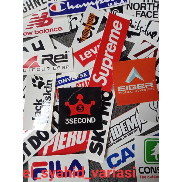 

Stiker brand
