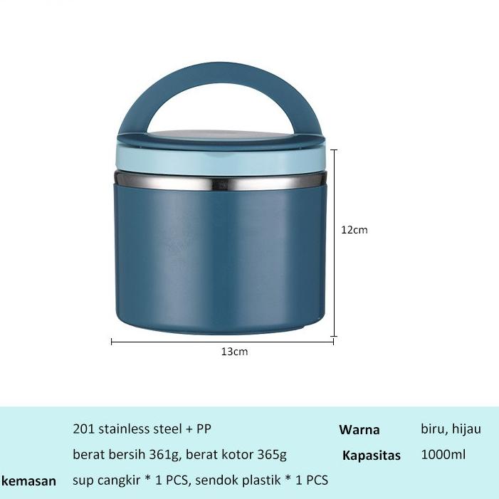 Potongan HARGA FOODI 500ml/630ml mlInsulated termos air panas mini sup portabel cangkir/termos sup s