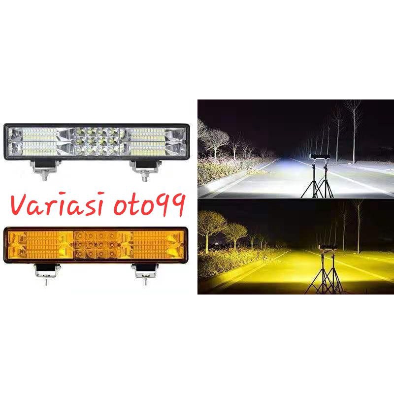 LAMPU TEMBAK SOROT LED CWL 60 MATA 12VOLT DAN 24VOLT CAHAYA PUTIH &amp; KUNING LAMPU MOBIL MOTOR