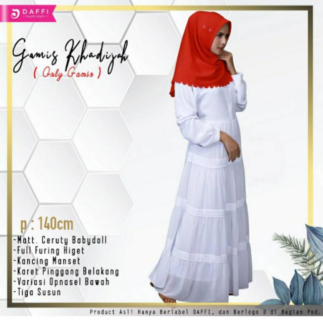 Gamis Khodijah Ori Daffi