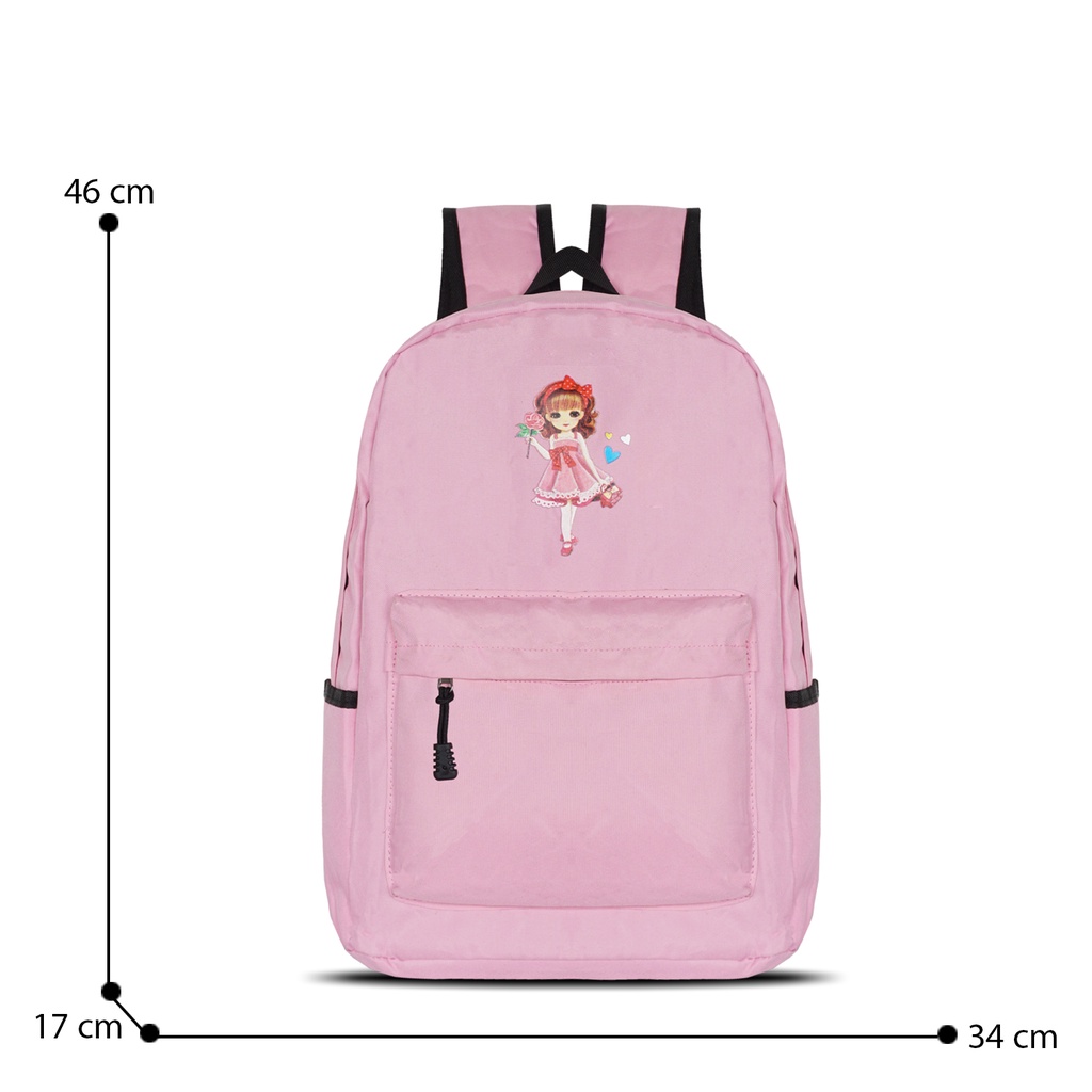 Newtonkids - Ransel Korea Terbaru/Tas Selempang Wanita/Tas Sekolah Wanita Import/ Fashion Style Travel Casual Backpack/ Anak Remaja Perempuan Bag#fFREEBUKUTULIS