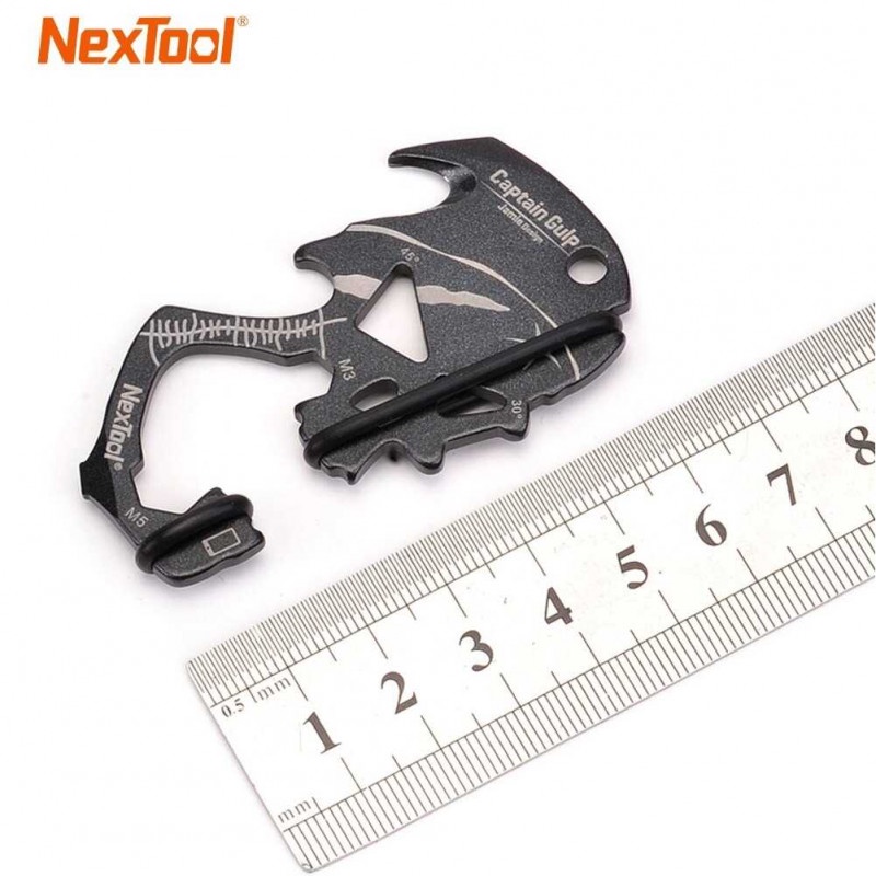 Alat Multifungsi 10 in 1 Smartphone Stand Wrench EDC Survival Tools