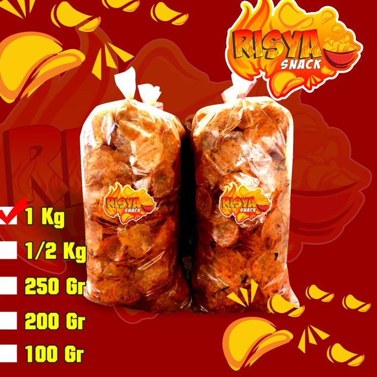 

♖ Keripik kaca 1 kg/Kripik kaca pedas daun jeruk ❀
