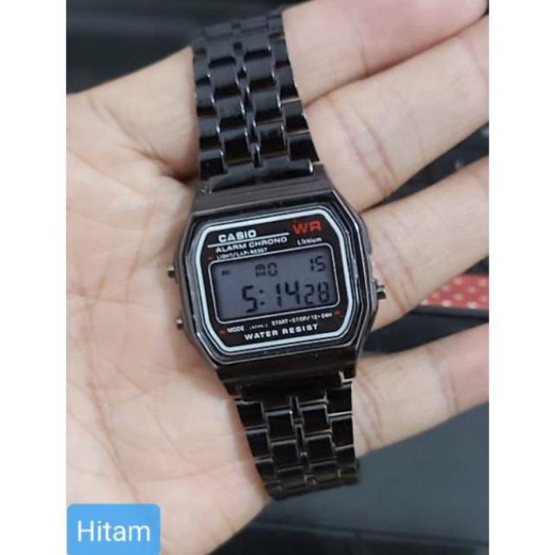 JAM TANGAN CASIO RANTAI DIGITAL