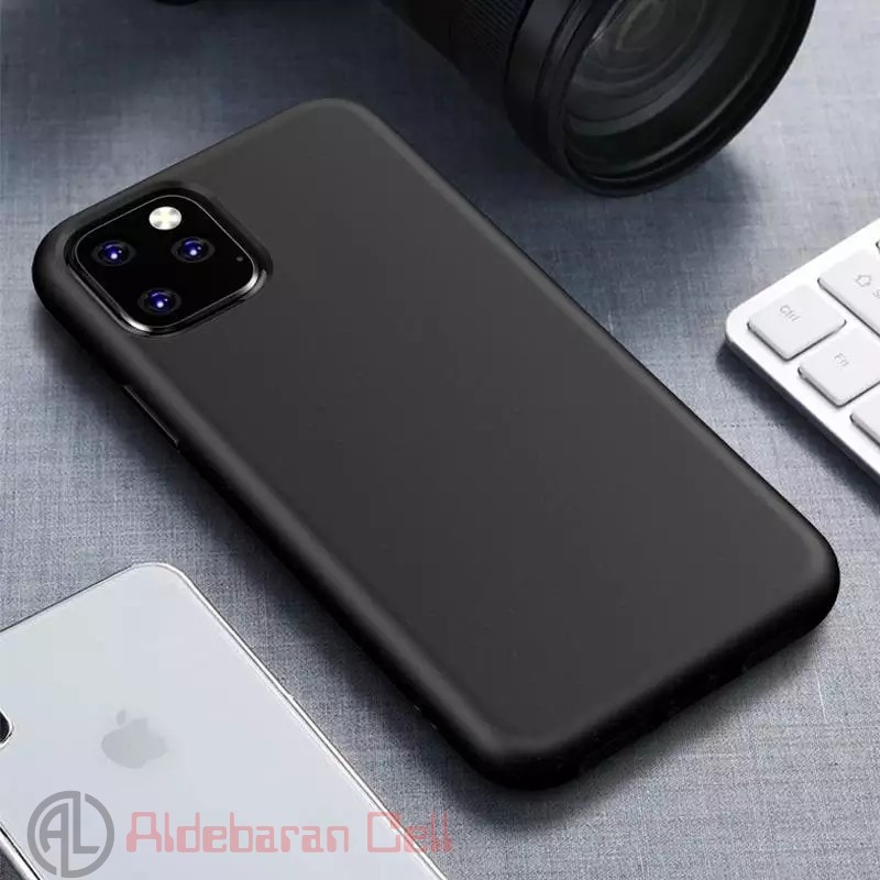 Softcase Slim Matte iPhone 11 / 11 Pro / 11 Pro Max Case Black Doff Matte iPhone 11 Pro Max