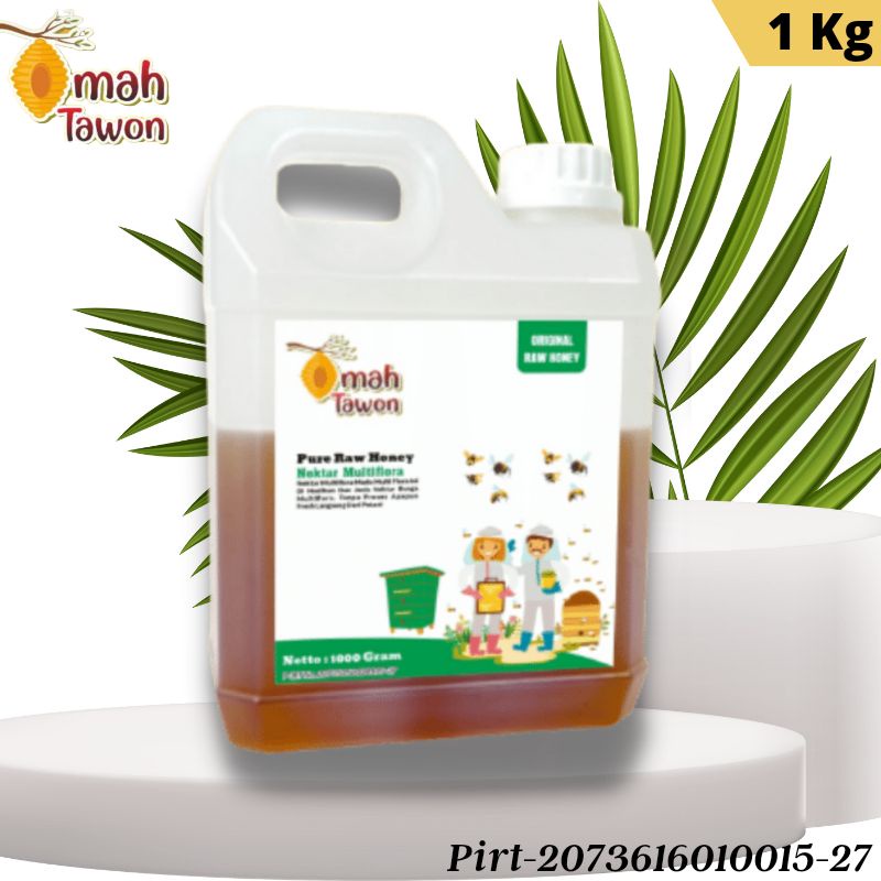 

Madu Original nektar multiflora madu murni asli Omah tawon grade A tanpa proses apapun 1kg
