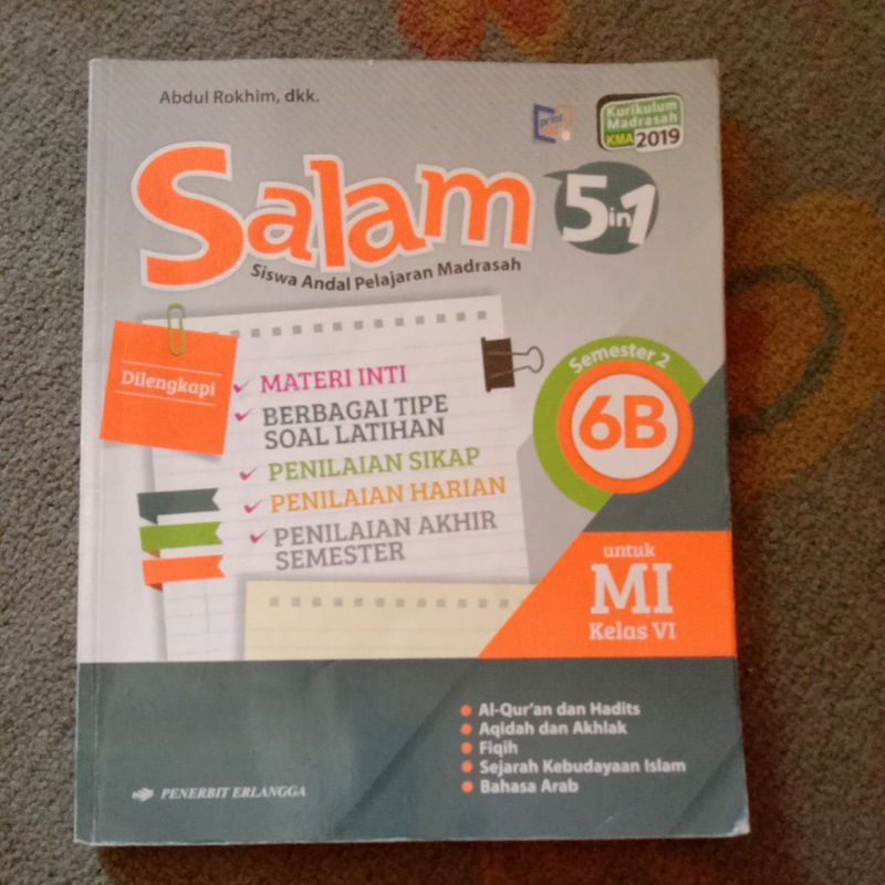 

Buku Salam kelas 6 semester 2