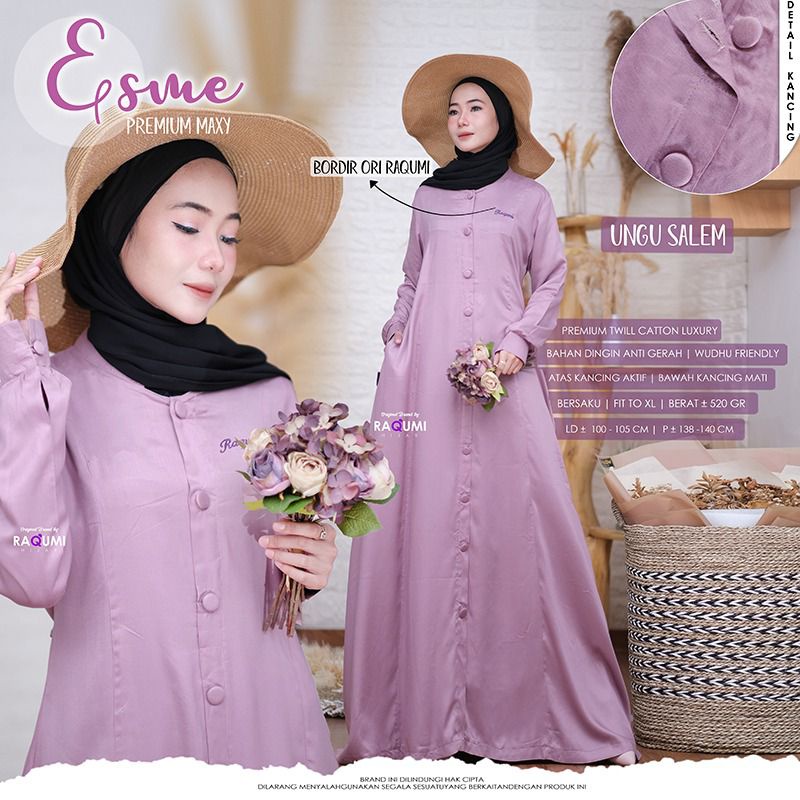 ESME PREMIUM MAXY BY ORI RAQUMI HIJAB
