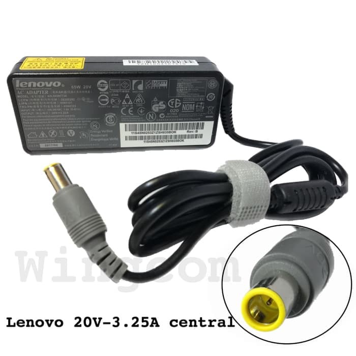 Adaptor Charger Original Lenovo SL300 SL400 SL410 20V 3.25A jarum