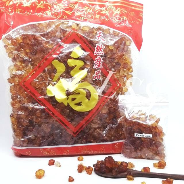 

Peach Gum / Tao Jiao / Peach Tree Resin / Tao Kao / Getah Pohon Persik Kemasan 25 gr & 50 gr