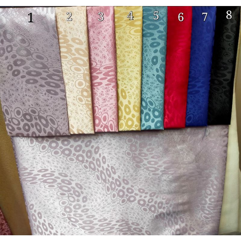 Promo 12.12 Sale Kain jaguard embos_kain jaguar silk import. bahan gamis dress mukena