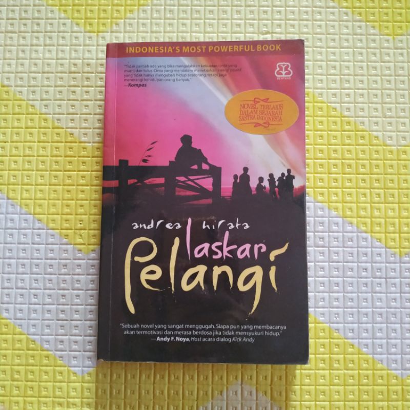 Novel Laskar Pelangi (Andrea Hirata) - PRELOVED
