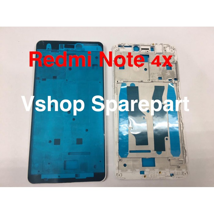 Tulang Tengah Bezel Frame LCD Tatakan Lcd Xiaomi Redmi Note 4X