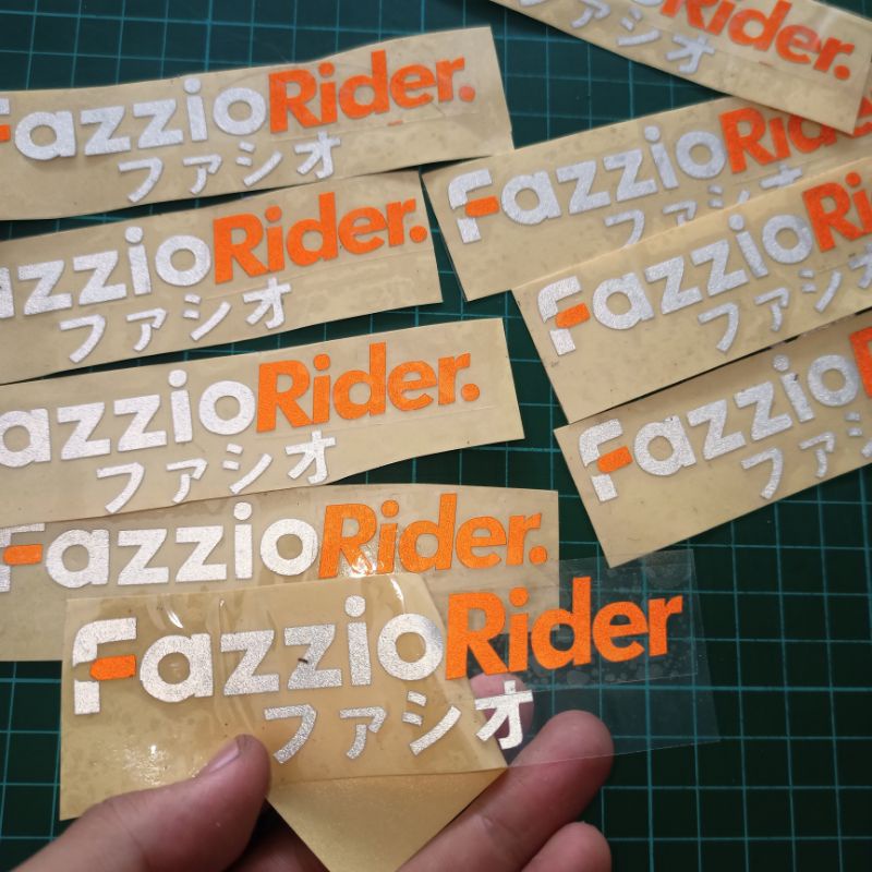 Sticker Cutting Fazio / Fazio Rider