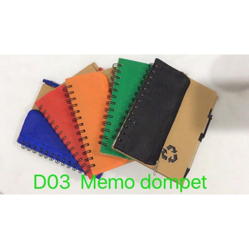 

Memo note catatan daur ulang recycle ramah lingkungan