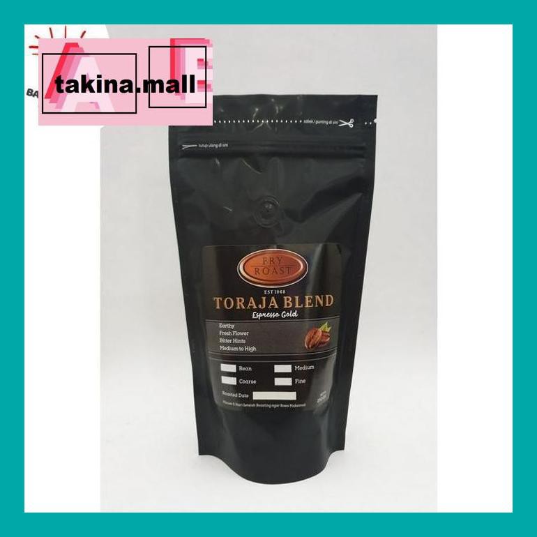 

Koptakk0 Kopi Toraja Blend Gold 250 Gram (Arabika & Robusta) Biji/Bubuk - Biji Tak05Sc