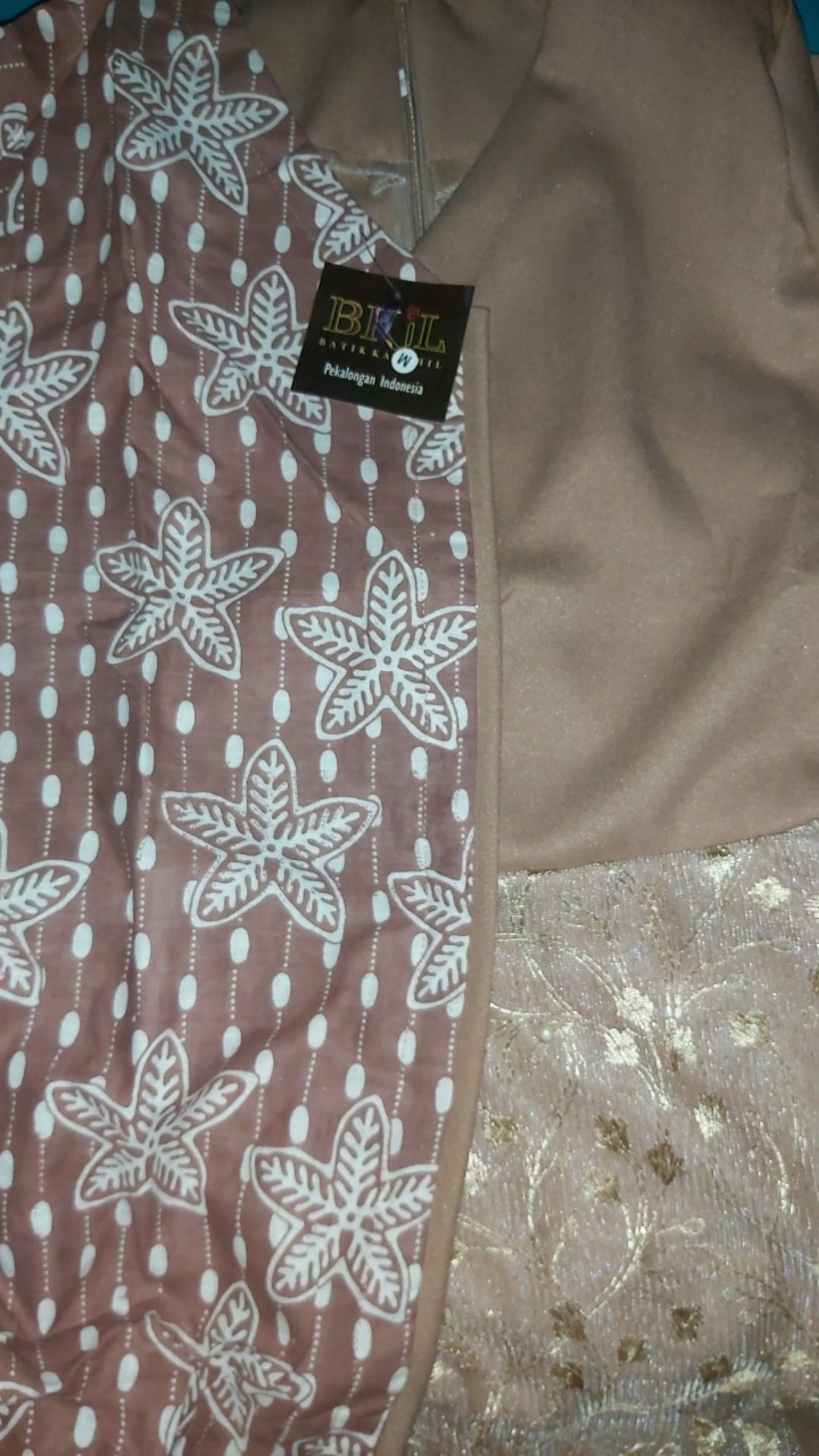 Batik Wanita Asj Sa Hrb026 Kenongo Kemeja Tosca Pendek