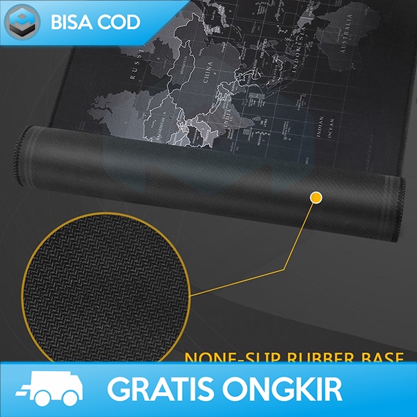 MOUSE PAD XL ULTRA SMOOTH SURFACE GAMING PAD DUNIA RGB LED BY TAFFGO