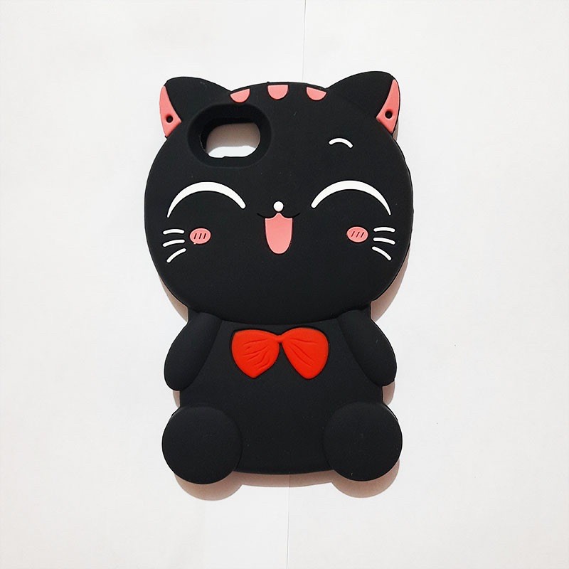 Silikon 3D Karakter For iPhone 7 Silikon boneka lucu pelindung hp case tebal karet softcase lentur