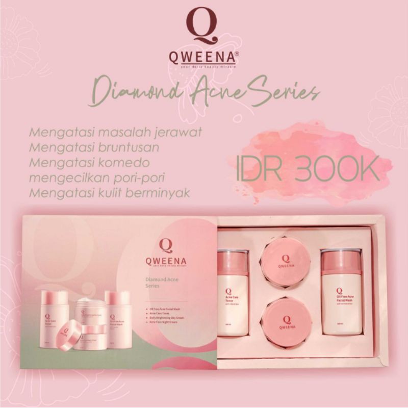 Qweena Diamond Acne Care (Full Package)