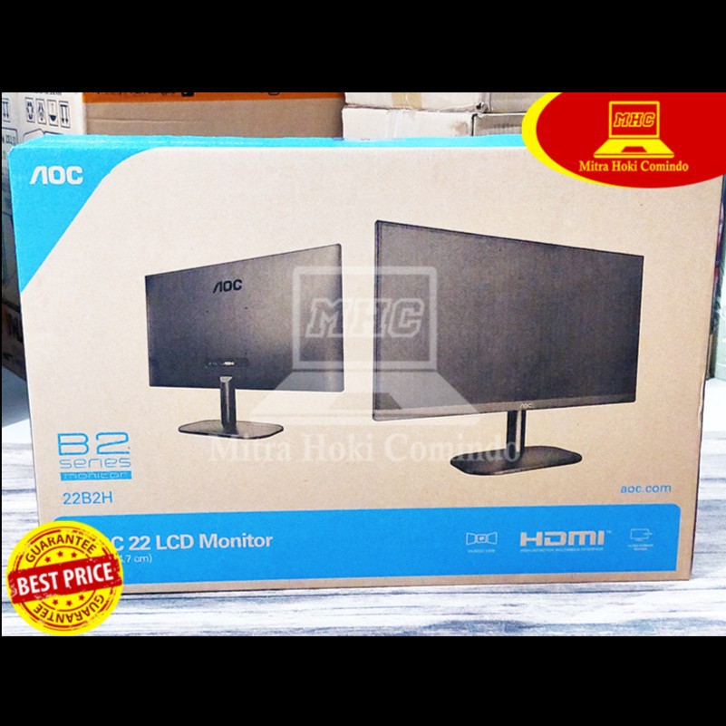LED MONITOR GAMING AOC 22" 22B2HM