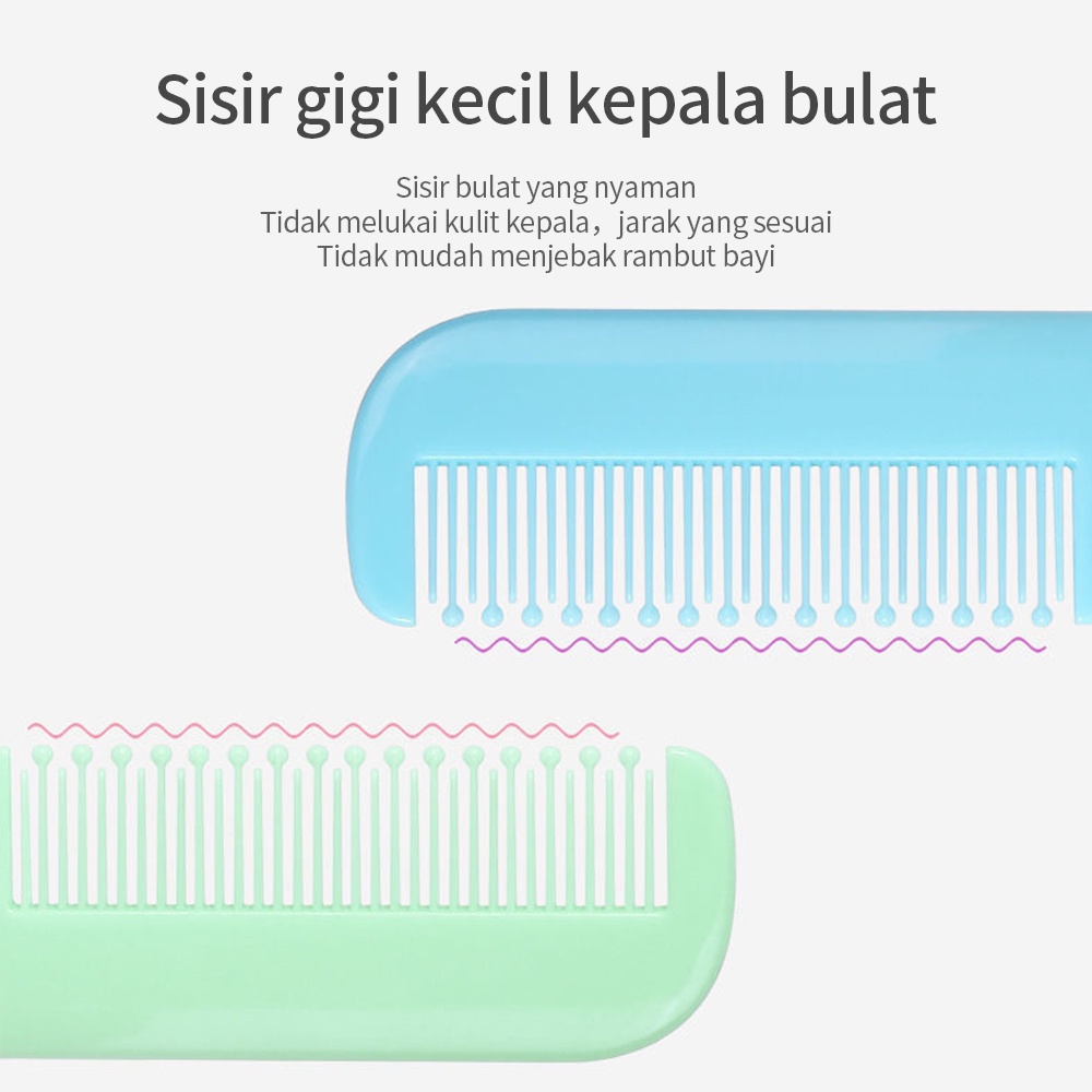 Halobaby Sisir Bayi Imut / Sisir Anak / Mini Baby Safety Comb