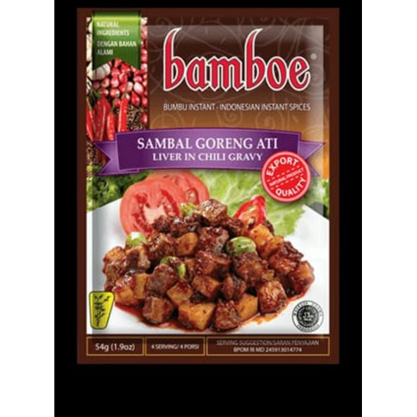 

Bamboe bumbu Sambel goreng ati 54gr