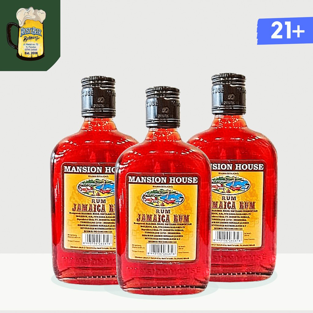 Rum Essence Jamaica Mansion 40% 250 ml - bahan kue - baking cake